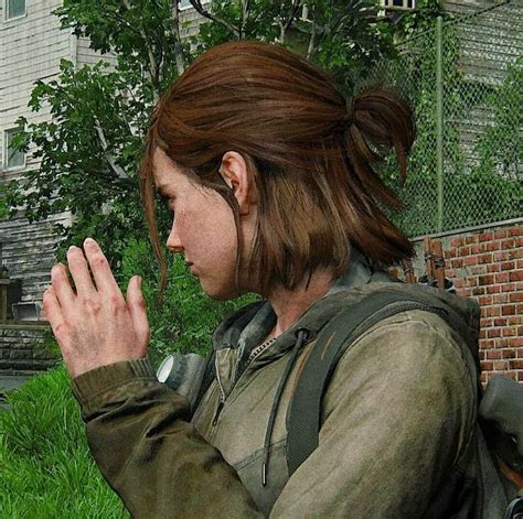 ellie hair last of us 2|ellie half up half down style.